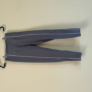 Abercrombie & Fitch YPB Grey Leggings with White Stripe